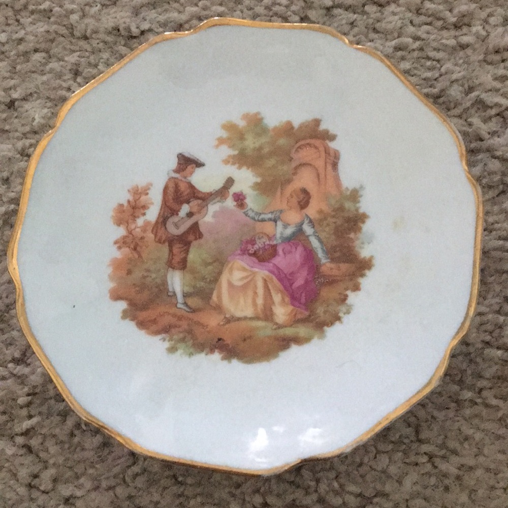 🌻 Vintage Beaufrand Limoges collectors plate.